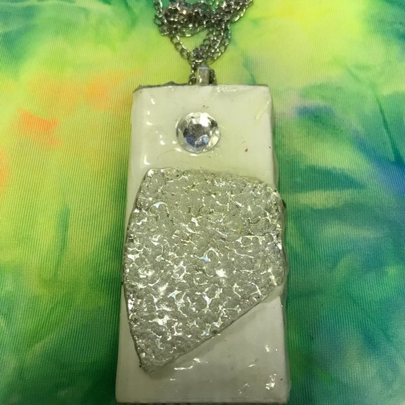 Reversible Exclusive Rare Unique Vintage One of a Kind Handmade Necklace - Picture 2 of 16